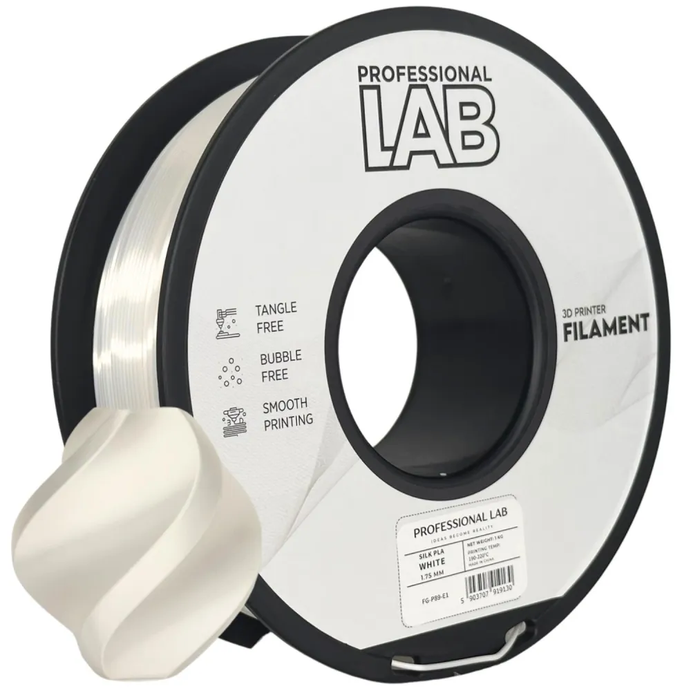 SILK PLA White (1.75mm/1.0kg)
