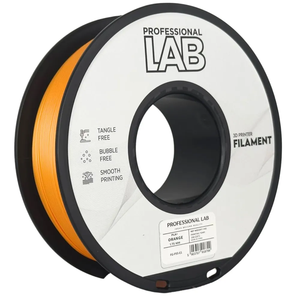 Professional Lab PLA+ Oranž 1.75mm 1kg - PLA filament 3D-printimiseks