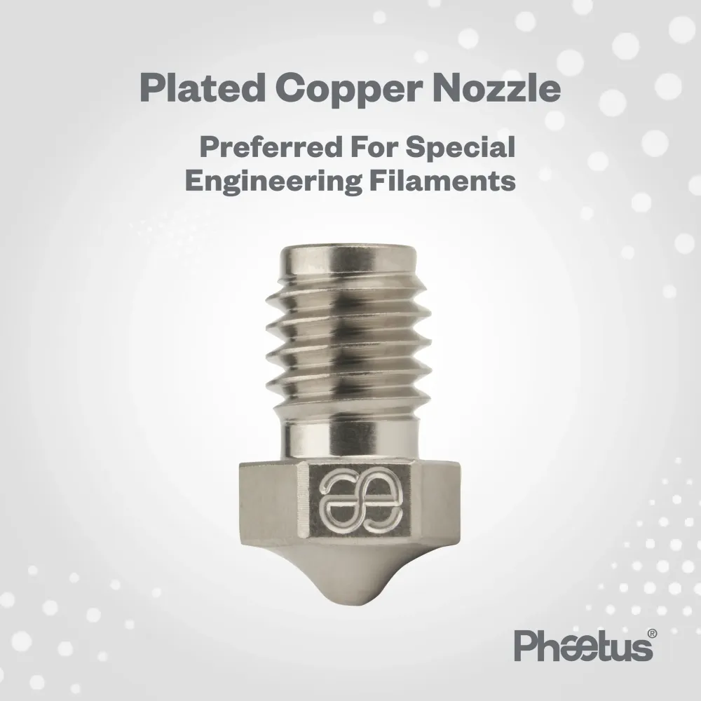 Plated Copper Nozzle 0.5mm/1.75mm Plated Copper Nozzle 0.5mm/1.75mm