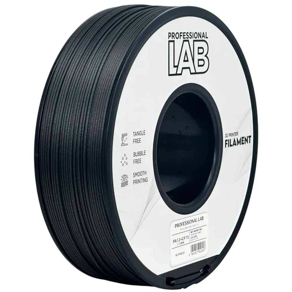 PA12 CF15 Black 1.75mm 1kg | Professional Lab
