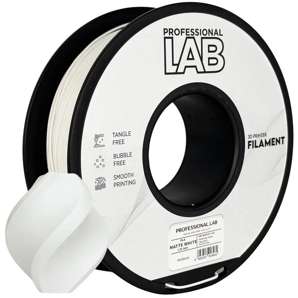 PLA Matte White (1.75mm/1.0kg)