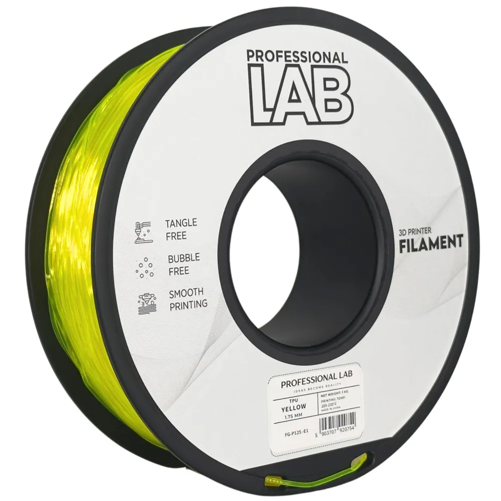 TPU 95A Kollane (1.75mm/1.0kg)