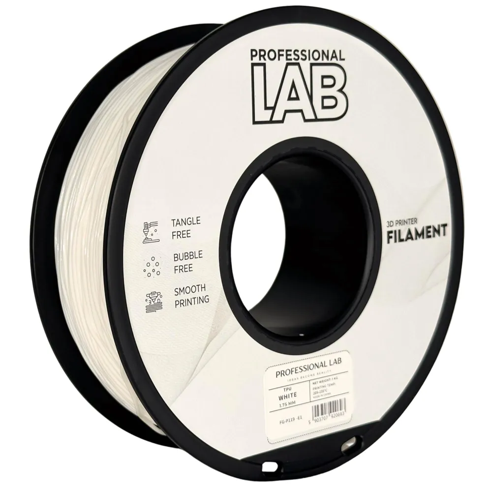 TPU 95A Valge (1.75mm/1.0kg)