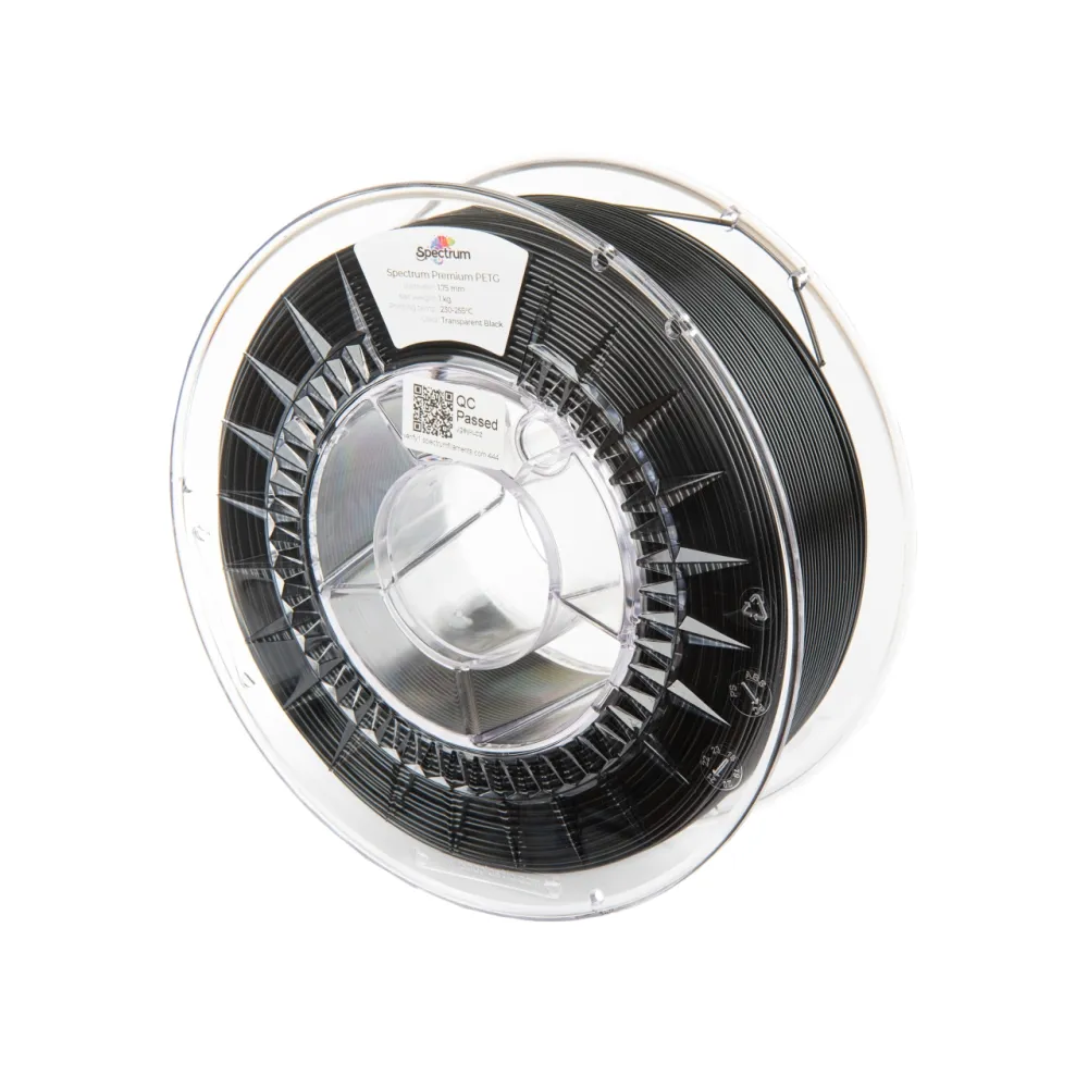 PETG Transparent Black (1.75mm/1.0kg)