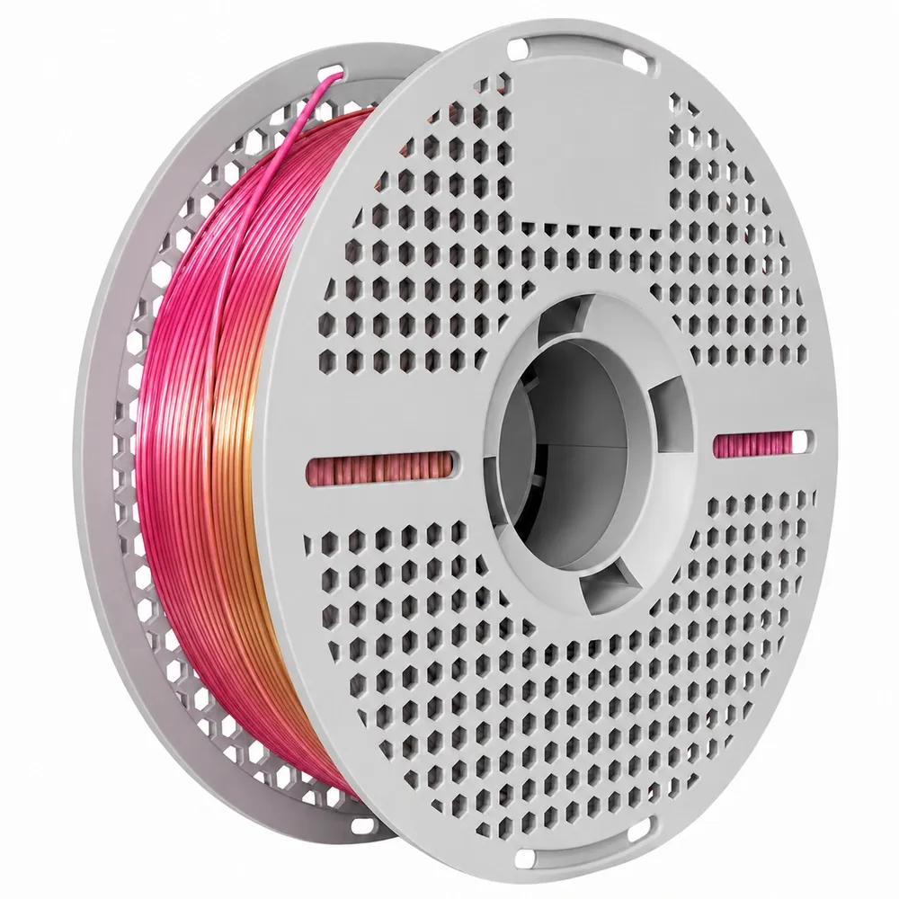 Silk PLA Filament Roosa ja Kuldne Kahevärviline 1.75mm 1kg | Professional Lab