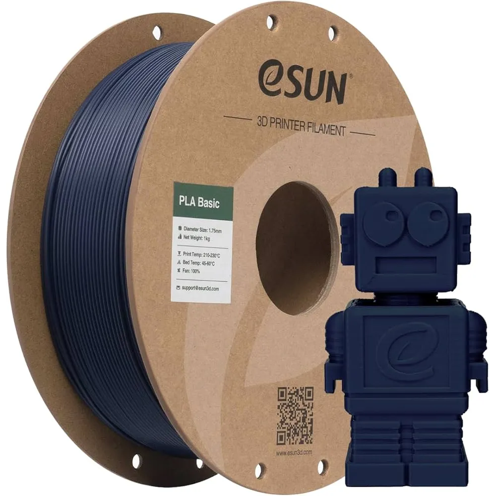 PLA Basic Tume Sinine (1.75mm/1.0kg)