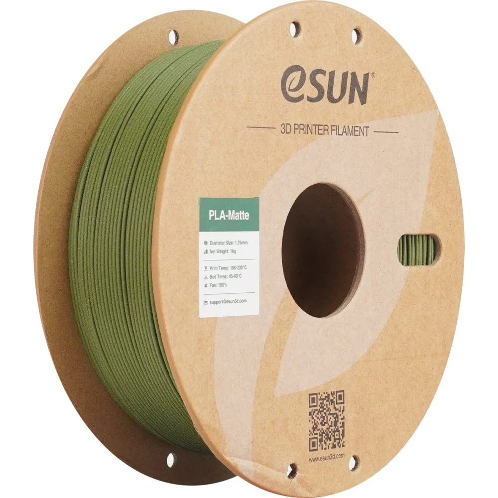 PLA Matte Olive Green (1.75mm/1.0kg)