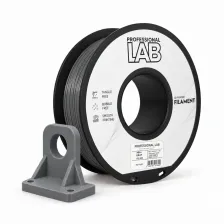 Professional Lab ABS+ Gray filament spool with a gray bracket example