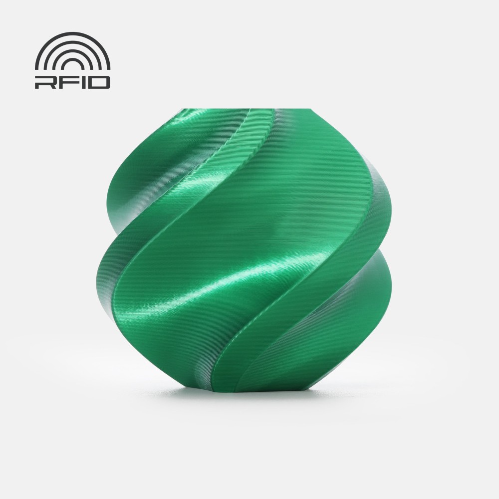 PLA Silk+ Candy Green (1.75mm/1.0kg)