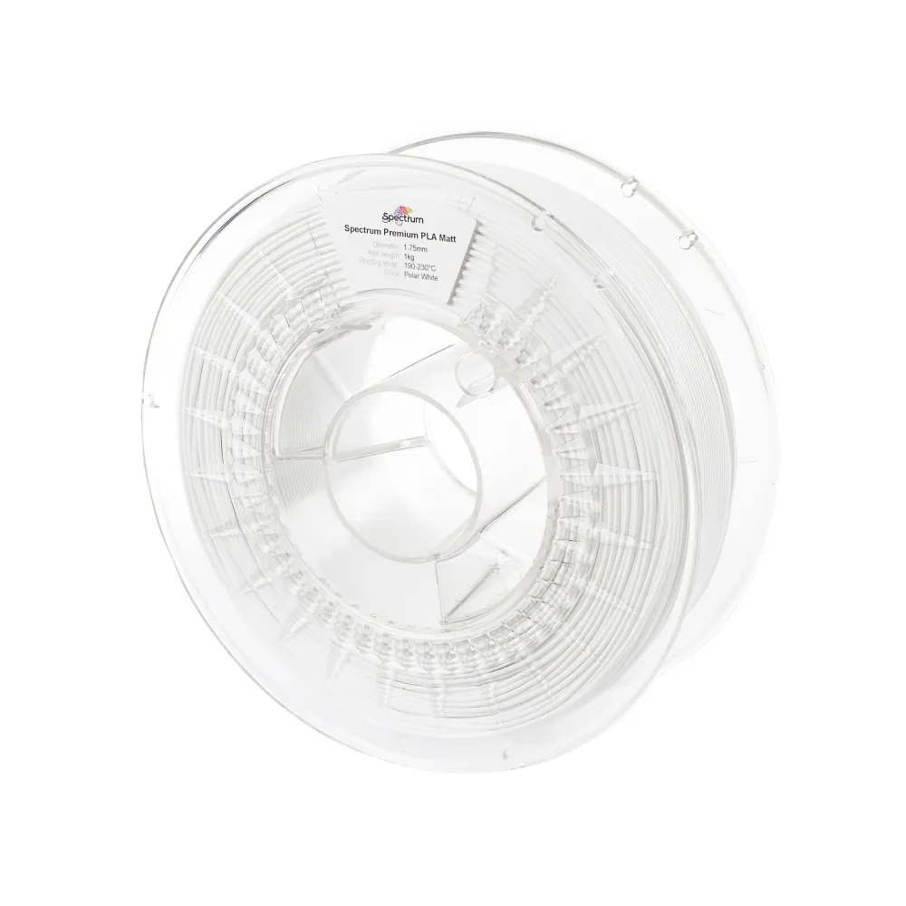 PLA Matt Polaar Valge (1.75mm/1.0kg)