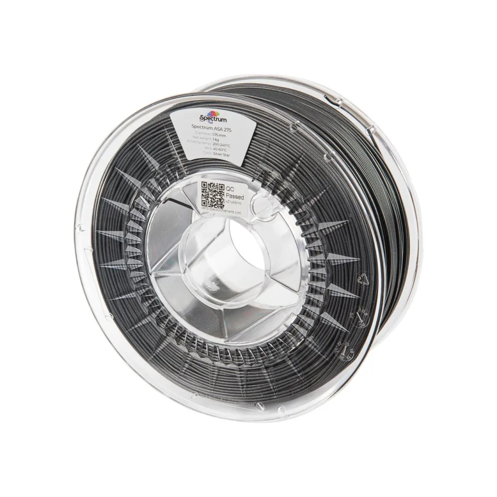 Spectrum ASA Silver Star 1.75mm 1.0kg Filament | Filament.ee