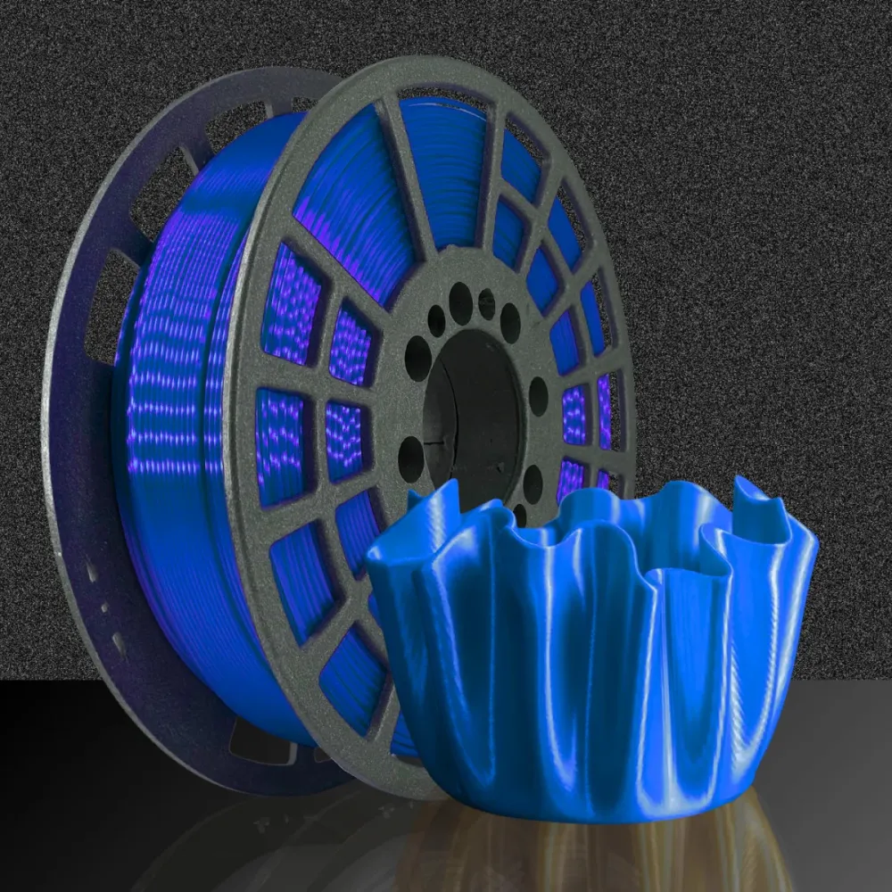 GST3D PLA Silk Blue Filament – Shiny & Elegant Prints