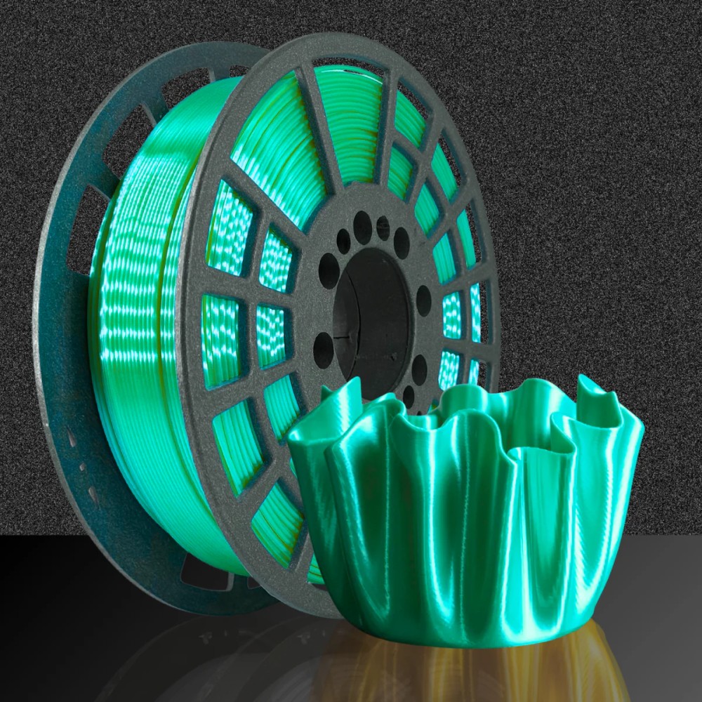 GST3D PLA Silk Green Mint Filament – Shiny & Elegant Prints