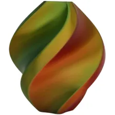 Silk PLA Filament Red, Yellow & Green Triple Color 1.75mm 1kg | Professional Lab