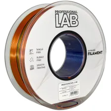 Silk PLA Filament Orange, Blue & Green Triple Color 1.75mm 1kg | Professional Lab
